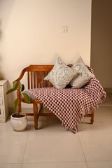 Saukins Taj III Grey Cushion Cover