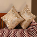 Saukins Taj I Golden Cushion Cover
