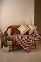 Saukins Taj I Golden Cushion Cover