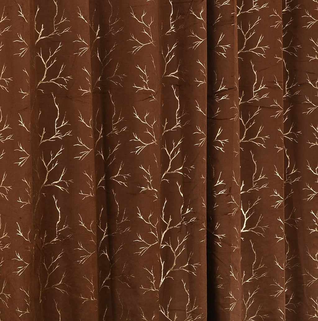 Saukins Natural III Brown Curtain
