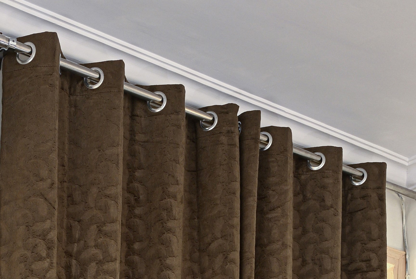 Saukins Elegance II Brown Curtain