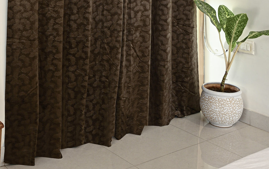 Saukins Elegance II Brown Curtain