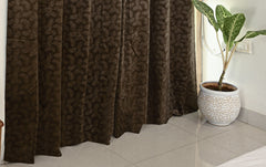 Saukins Elegance II Brown Curtain