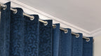 Saukins Elegance II Blue Curtain