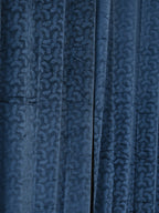 Saukins Elegance II Blue Curtain