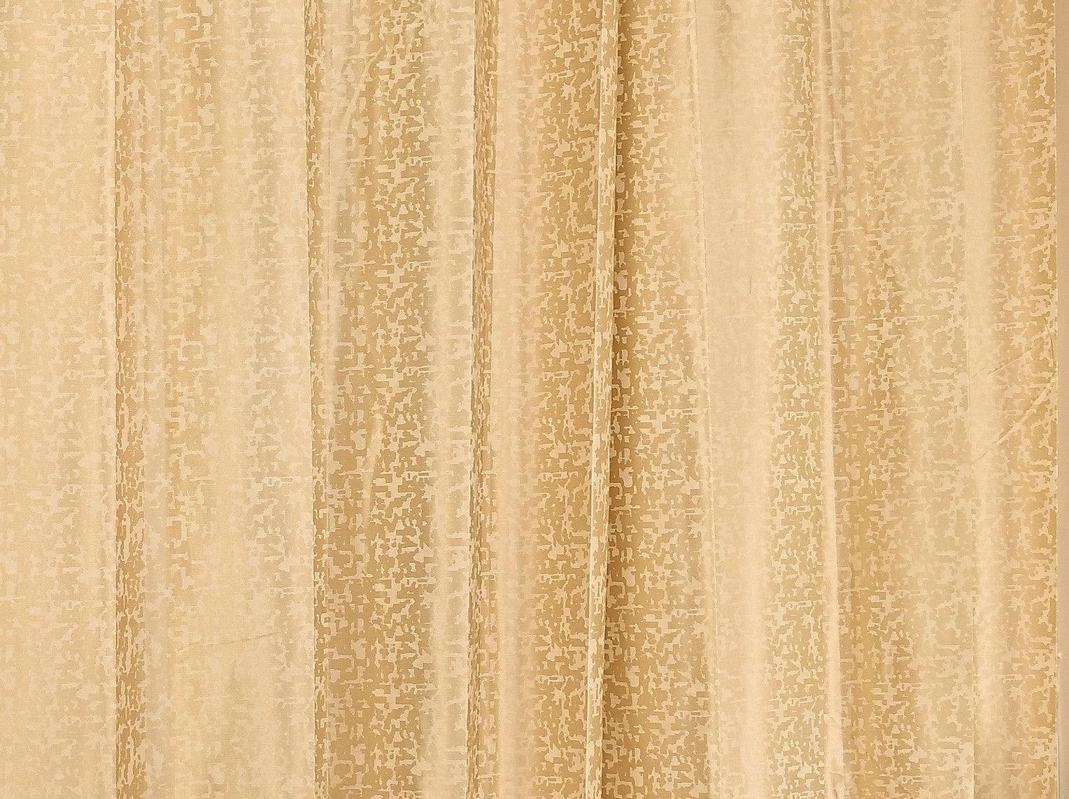 Saukins Geometry II Cream Curtain