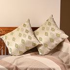Saukins Elegance III Green cushion cover