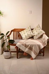 Saukins Elegance III Green cushion cover