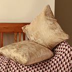 Saukins Geometric II Golden Cushion Cover