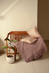 Saukins Geometric II Pink Cushion Cover