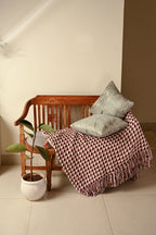 Saukins Geometric II Olive Grey Cushion Cover