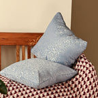 Saukins Natural II Blue Cushion Cover