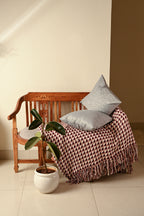 Saukins Natural II Grey Cushion Cover