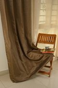Saukins Plain II Brown Curtain