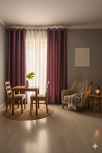 Saukins Geometry II Vine Curtain