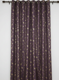 Saukins Leaf Pattern Vine Golden Foiling Details  80% Blackout curtain