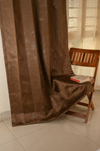 Saukins Geometry I Brown Curtain
