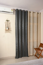 Saukins Geometry I Blue Curtain