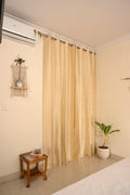 Saukins Geometry II Cream Curtain