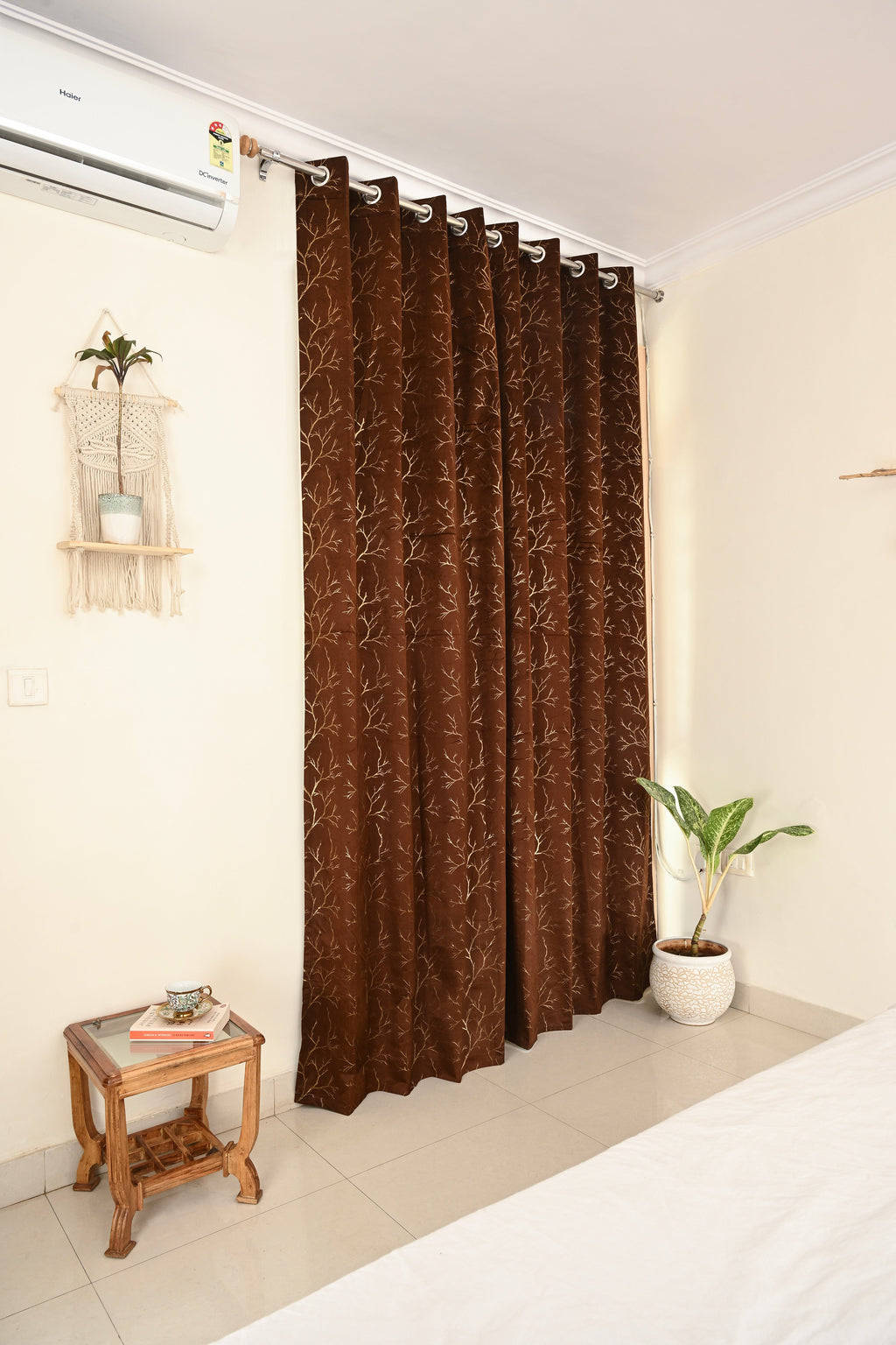 Saukins Natural III Brown Curtain