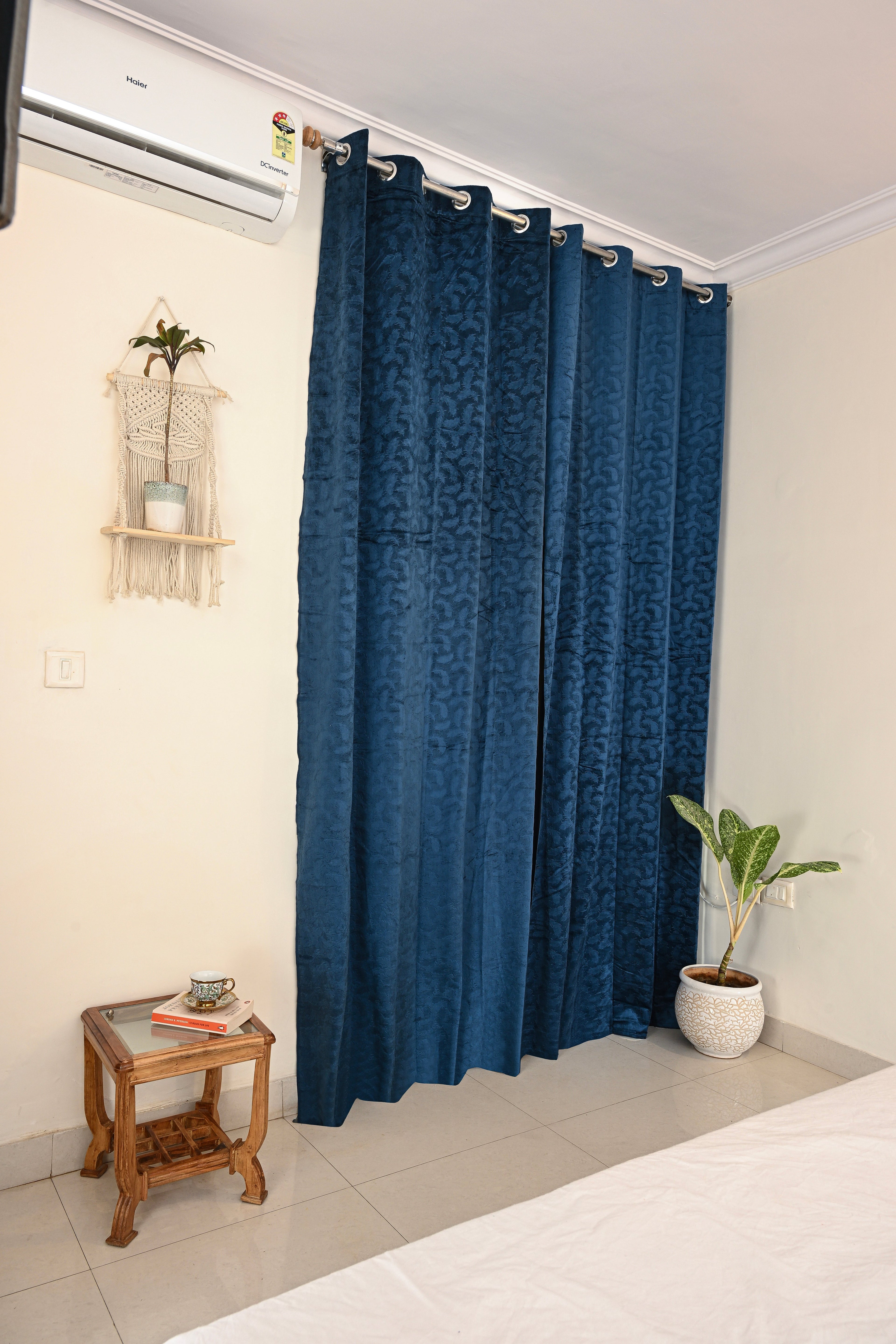 Saukins Elegance II Blue Curtain
