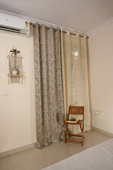 Saukins Taj I Grey Curtain