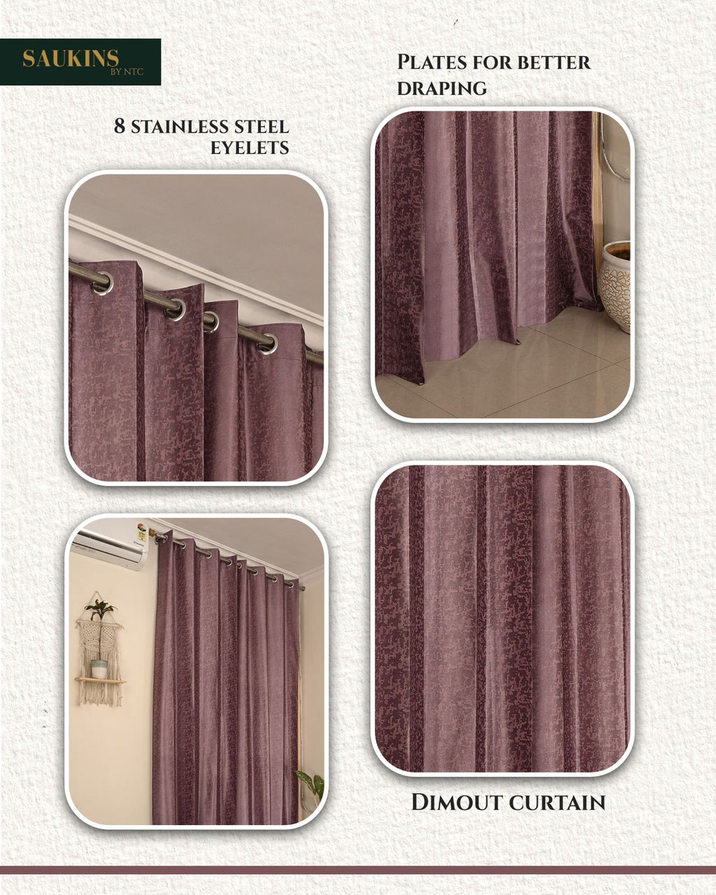 Saukins Geometry II Vine Curtain