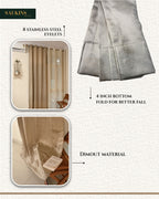 Saukins Natural II Cream Curtain