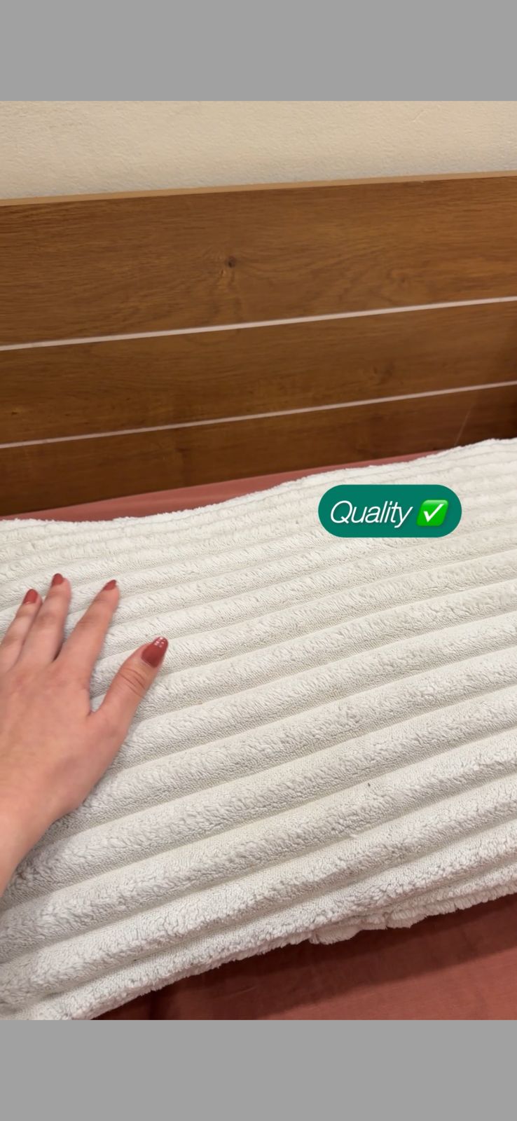 Influencers choice White Fur Stripped cushion pillow covers