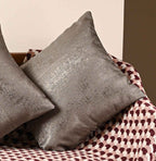 Saukins Plain I Grey Cushion Cover