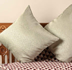 Saukins Plain I Green Cushion Cover