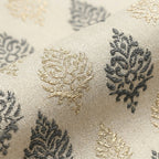 Grey Damas Pattern Curtain Dimout Curtain