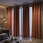 Line Pattern Pink Curtain 80% Blackout Curtain