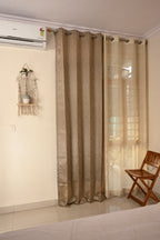 Saukins Geometry I Grey Curtain