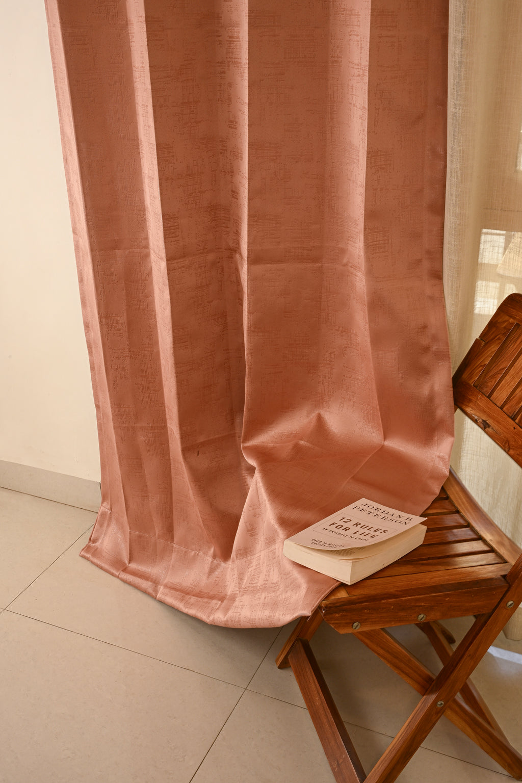 Saukins Geometry I Pink Curtain